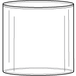 Acrylic Pedestals in Six Different Sizes - ExecuSystems 