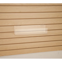 Acrylic Greeting Card Shelf with 3 Inch Lip for Slatwall - ExecuSystems 