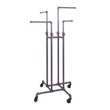 Pipeline 4-Way Adjustable Rolling Clothing Rack - ExecuSystems 