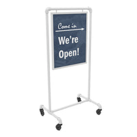 Pipeline Style 22 Inch x 28 Inch Bulleting Sign Holder - ExecuSystems 