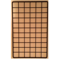 Black 10 inch x 16 inch Plastic Coated Wire Miniature Grid Panel for Business or Home Use - ExecuSystems 