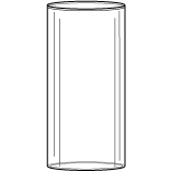 Acrylic Pedestals in Six Different Sizes - ExecuSystems 
