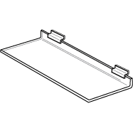 Slatwall Shelf, 8"w x 4"d - ExecuSystems 