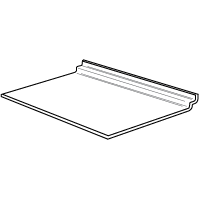 Economy Slatwall Shelf, 11 3/4"w x 6"d - ExecuSystems 