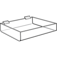 Acrylic Slatwall Tray - ExecuSystems 