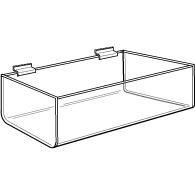 Acrylic Slatwall Tray - ExecuSystems 