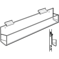 Slatwall Acrylic Card Rack 11-3/4 Inches Wide - ExecuSystems 