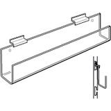 Slatwall Acrylic Card Rack 11-3/4 Inches Wide - ExecuSystems 