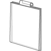 Acrylic Gridwall Signholder - Sturdy 3/8 Inches Thick - 16 sizes to choose from - ExecuSystems 