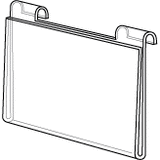 Acrylic Gridwall Signholder - Sturdy 3/8 Inches Thick - 16 sizes to choose from - ExecuSystems 