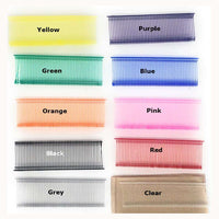 Standard Tagging Gun Barbs Fasteners 1 Inch 100 Each of Ten Different Colors 1000 Total Barbs - ExecuSystems 