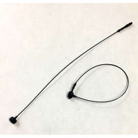 Loop Lock Fasteners Five Inch Black Box of 5000 for Attaching Price and Other Tags to Merchandise and Clothing with No Tagging Tool for Retail and Home Use - ExecuSystems 