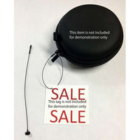 Loop Lock Fasteners Five Inch Black Box of 5000 for Attaching Price and Other Tags to Merchandise and Clothing with No Tagging Tool for Retail and Home Use - ExecuSystems 