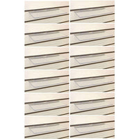 Clear Slatwall Shelves 4 Inch x 10 Inch Set of 12 Retail Display - ExecuSystems 