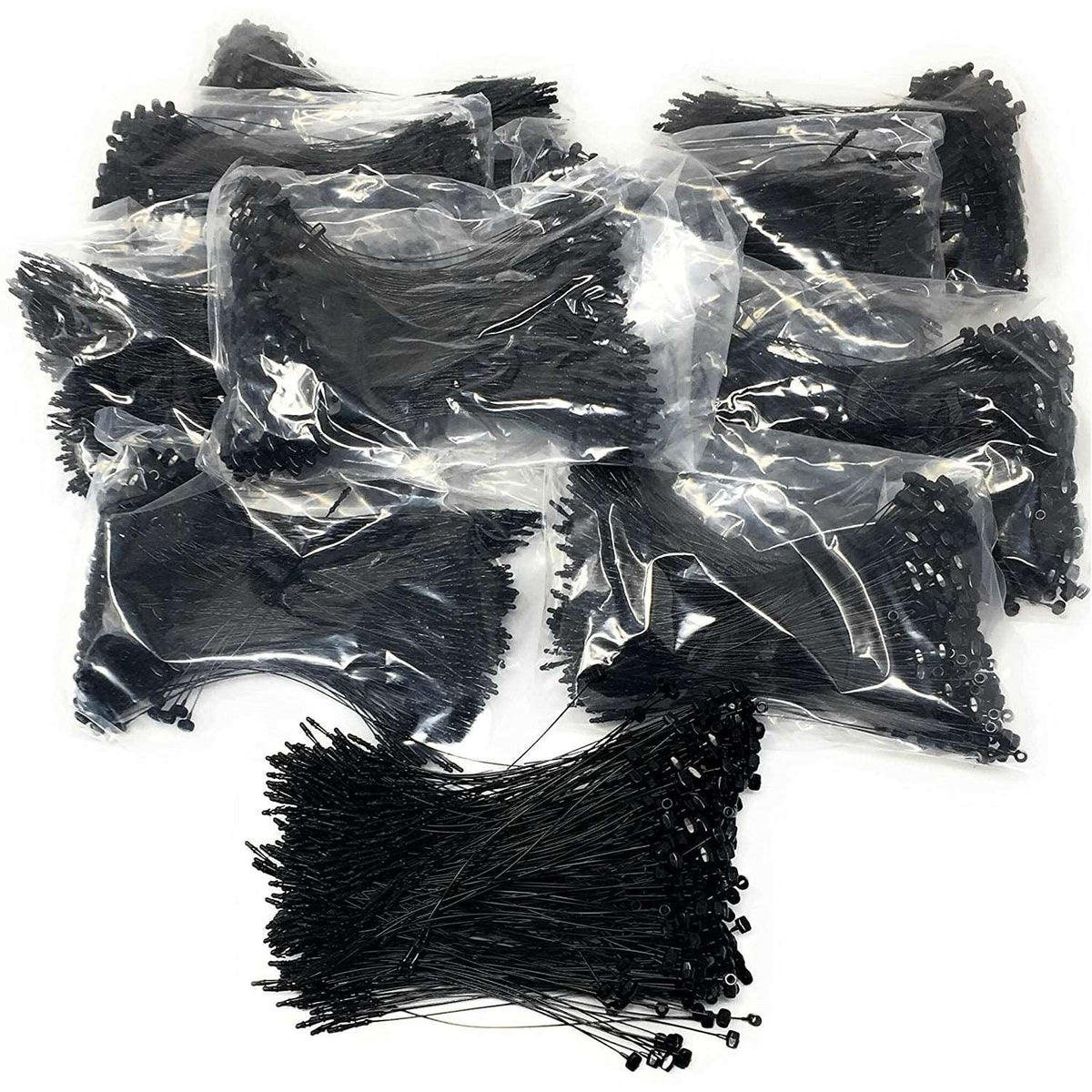 Loop Lock Fasteners Five Inch Black Box of 5000 for Attaching Price an ...