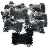Loop Lock Fasteners Five Inch Black Box of 5000 for Attaching Price and Other Tags to Merchandise and Clothing with No Tagging Tool for Retail and Home Use
