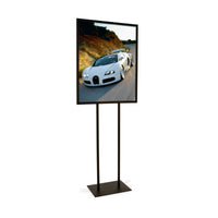 22 Inch x 28 Inch Floor Standing Bulleting Sign Holder with Flat Base - ExecuSystems