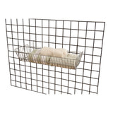 Set of 6 Double Sloping All Purpose Baskets 24"W x 10"Dx 5"H Fits Slatwall, Gridwall and Pegboard - ExecuSystems 