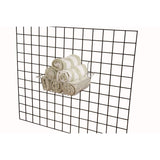 Set of 6 Small All Purpose Baskets 12"W x 12"D x 4"H Fits Slatwall, Gridwall and Pegboard - ExecuSystems 