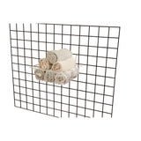 Set of 6 Small All Purpose Baskets 12"W x 12"D x 4"H Fits Slatwall, Gridwall and Pegboard - ExecuSystems 
