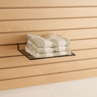 Multi-Use Black Wire Shelf 12 inches Wide x 8 Inches Deep Box of 6 - ExecuSystems