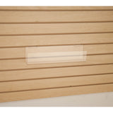 Acrylic Greeting Card Shelf with 3 Inch Lip for Slatwall - ExecuSystems 