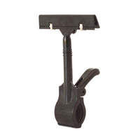 Rotating Black POP Sign Clip 6 Inch Pack of 10 - ExecuSystems 