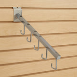 5-Hook Waterfall for Slatwall Square Tubing Carton of 24 - ExecuSystems 