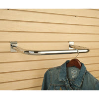 U-Shaped Round Tubing Hangrail for Slatwall - ExecuSystems 