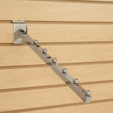 6-Ball Waterfall for Slatwall Square Tubing Carton of 24 - ExecuSystems 