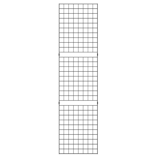2'x8' PORTABLE GRID PANEL - BLACK Set of 3 - ExecuSystems