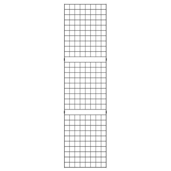 2'x8' PORTABLE GRID PANEL - BLACK Set of 3 - ExecuSystems