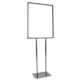 22 Inch x 28 Inch Floor Standing Bulleting Sign Holder with Flat Base - ExecuSystems