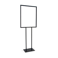 22 Inch x 28 Inch Floor Standing Bulleting Sign Holder with Flat Base - ExecuSystems