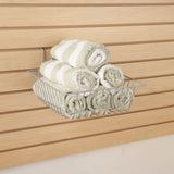 Set of 6 Small All Purpose Baskets 12"W x 12"D x 4"H Fits Slatwall, Gridwall and Pegboard - ExecuSystems 