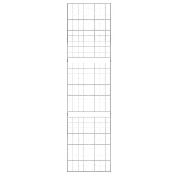 2'x8' PORTABLE GRID PANEL - Chrome Set of 3 - ExecuSystems