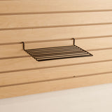 Multi-Use Black Wire Shelf 12 inches Wide x 8 Inches Deep Box of 6 - ExecuSystems