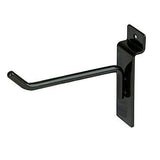 4 Inch Slatwall Hooks in Chrome Black and White - ExecuSystems