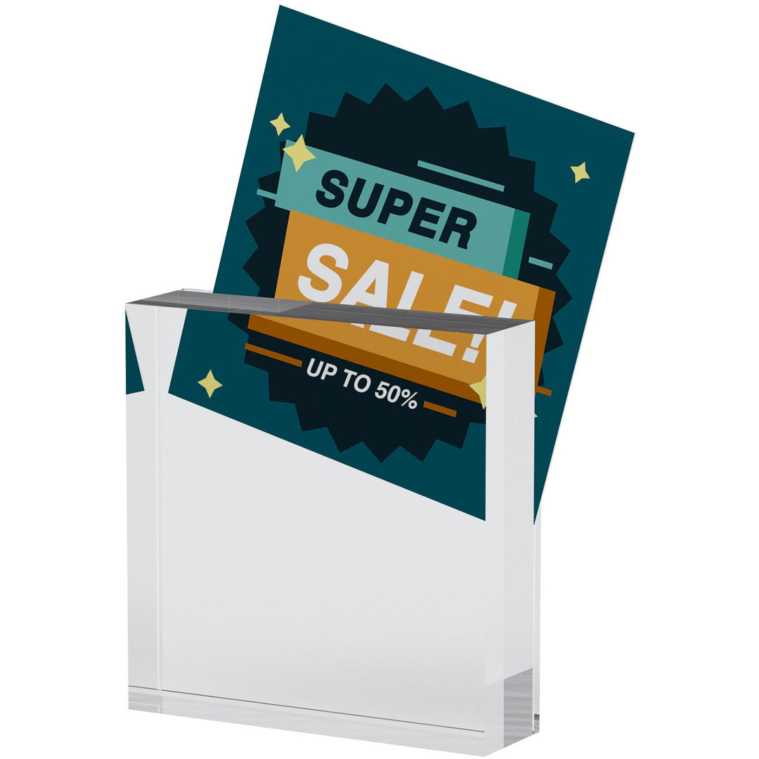 Acrylic Block Sign Holder – ExecuSystems