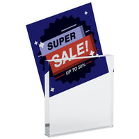 Acrylic Block Sign Holder - ExecuSystems 