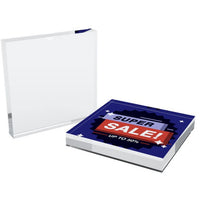Acrylic Block Sign Holder - ExecuSystems 