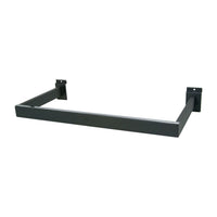 U-Shaped Rectangular Tubing Hangrail for Slatwall 21.5 Inches Wide x 10.5 Inches Deep - ExecuSystems 