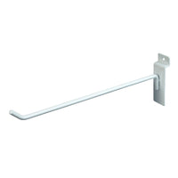 Deluxe 10 Inch Slatwall Hooks in Chrome Black and White - ExecuSystems