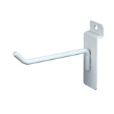 4 Inch Slatwall Hooks in Chrome Black and White - ExecuSystems