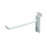 Deluxe 6 Inch Slatwall Hooks in Chrome Black and White - ExecuSystems