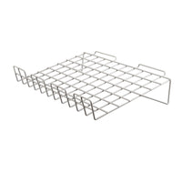 22-1/2"W X 14"L Sloping Slatwall Wire Shelf with 3 Inch Lip Box of 6 - ExecuSystems 