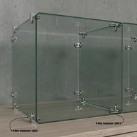 Connectors for Making Glass Cubbies Case of 200 - ExecuSystems 