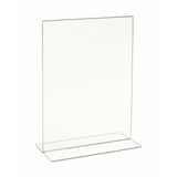 Bottom Load 8.5 Inch x 11 Inch Clear Acrylic Case of 24 - ExecuSystems 