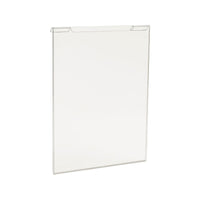 Acrylic Sign Holders to fit Slatwall and Gridwall - ExecuSystems 