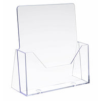 Countertop Literature Holder Clear 8.5 Inch x 11 Inch - ExecuSystems 